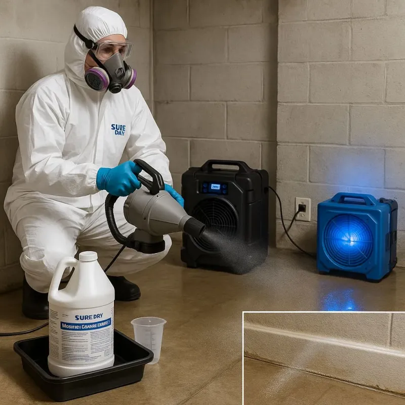 Sanitization and Odor Removal process in North Ridgeville, OH